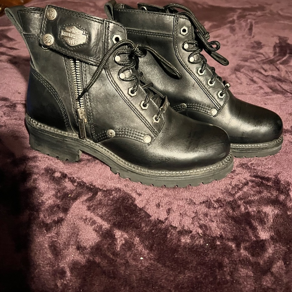 Harley-Davidson Women’s Black Leather Boots